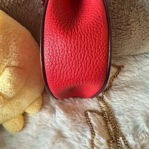 Chloé red mini Drew crossbody bag - Picture 9 of 16